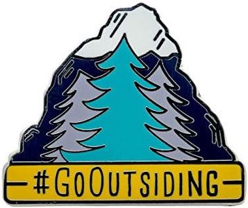 Camco Life is Better at The Campsite Tree Design Decorative Enamel Pin-Perfect Accessory for Clothing, Totes, Backpacks, Purses, Hats and More (53262)