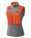 Venustas Women's Fleece Heated Vest with Battery, Lightweight Electric Heated Coat