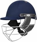 DSC Defender Cricket Helmet | Navy Blue | Size: Small | for Men & Boys | Adjustable Steel Grill | Back Support Strap | Lightweight