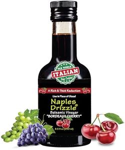 BORDEAUX CHERRY - Rich, Extra Thick Balsamic Vinegar REDUCTION, No Added Sugar or Thickeners, Better-Than-Glaze Balsamic Vinegar (Bordeaux Cherry)