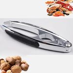 Nutcrackers, Stainless Steel Heavy Duty Nut Crackers with Non-Slip Handle, an Opening Tool for Nutcracker, Walnuts, Hazelnuts, Almonds, Pecans and Seafood