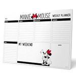 Grupo Erik Disney Weekly Planner A4 | Minnie Calendar | Family Calendar | 54 Tear Off Pages | Desk Calendar | Organiser Planner | Disney Gifts | Minnie Mouse Gifts