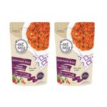 Eat Easy Ready To Eat Schezwan Rice, 95gm of 1 Pack, Instant Food, Indian Meal, Travel Food, No Preservatives, No Added Artificial Colours & Flavours, Just Add Water and Cook (Pack of 2)