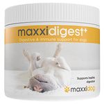 maxxidog - maxxidigest+ probiotics, prebiotics & digestion enzymes formula for dogs - Advanced canine digestive and immune system support - Non GMO powder - Two sizes 200 & 375 g (200 g)