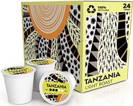 Atlas Coffee Club - Light/Medium Roast Coffee Pods - Tanzania 100% Recyclable, Premium Single Origin Coffee, 24ct Box