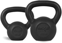 Yes4All Kettlebells Set 15 25 lbs Weight Cast Iron for Dumbbell Weights Exercises, Gym, Fitness, Full Body Workout Equipment Push up, Grip and Strength Training