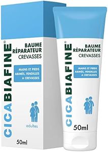 Cicabiafine | Baume Réparateur Crevasses (tube de 50 ml) – Baume hydratant pour mains et pieds abîmés, fendillés à crevasses – Soin réparateur haute tolérance au bisabolol