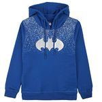 Kidsville Batman Printed Regular Fit Royal Blue Ploycotton Boy's Hoodie