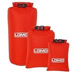 Lomo 3 Pack Lightweight Roll Top Dry Bags. 8L, 6L, 3L