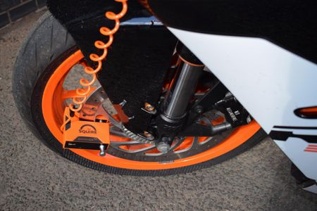 Squire Barricade Motorcycle Disc Lock – Heavy Duty Anti-Theft Security