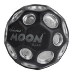 Waboba The Original Moon Ball - Hyper Bouncy Ball - All Ages Extreme Bounce and Fun - Perfect for Active Play and Outdoor Games - Black/Silver