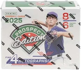 2025 Panini Prospect Edition Baseball Hobby Trading Card Box (4 Autographs Per Box)