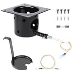 Enamel Fire Burn Pot and D2 Hot Rod Ignitor Kit for Traeger Pro 575 & 780, Ironwood 650 & 885, Timberline 850 DC &1300 DC Wood Pellet Grills, Grill Replacement Parts for Traeger D2 Grills