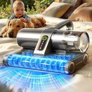 RANVOO [Dual-Suction with UV Lights Handheld Vacuum Cleaner with Dust Sensor, Anti-Allergen Bed Mattress Ultrasonic & Heating with 6 Stage HEPA Filter for Dust, Pet Hair, Sofas, Carpets, Couch