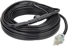 DEWENWILS 60FT Heat Cable for Pipe Freeze Protection, Snow De-Icing Cable with Build in Thermostat, CSA/ETL Listed