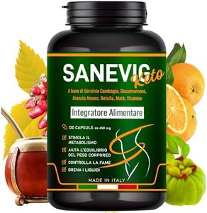 Brucia Grassi Potenti Veloci, Dimagrante Forte Veloce Donna. Sanevig Keto 120 Pillole Dimagranti Veloci e Efficaci. Integratori per Dimagrire Velocemente Pancia Piatta Dimagrante Forte. Drenante Forte