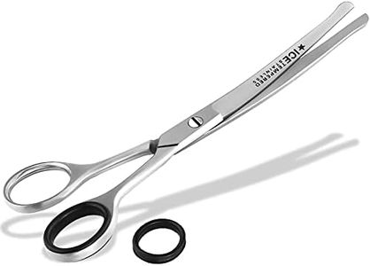 Exklusive Fellschere Pfotenschere Gebogen Haarschere Hundehaar-Schere (16,0 cm)