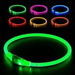 UPET LED Dog Collar USB Glow Rechar