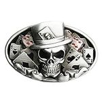 New Enamel Dice Skull Tattoo Vintage Belt Buckle Boucle de ceinture