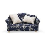 Odoria 1/12 Scale Miniature Couch Sofa Dollhouse Furniture Accessories, Dark Blue