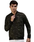 Veirdo® Army Camoflauge Printed Zip Up Cotton Shacket/Jacket for Men & Boys