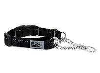 RC Pet Products 5/8" Primary Collection Martingale Dog Training Clip Collar, X-Small, Black