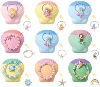 Bath Bombs with Toys Inside, 2026 New 9-Pack Bath Bomb Eggs with Jewelry, Bath Bombs with Surprise Inside, Easter Bath Bomb, Rainbow Bath Bomb, Bath Bomb Gifts (9, Standard)