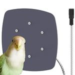 Ogioxam Thermostatic Bird Warmer, Waterproof 12V Heater for Parakeets