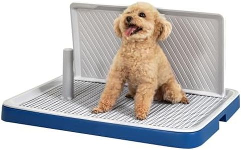 Dsocool Dog Potty Tray with Pee Pad Holder - Perfect Indoor Potty Training Solution for Small and Medium Dogs. Say Goodbye to Messy Floors and Enjoy Stress-Free Training Success!