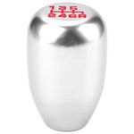 06 for Honda Shift knob-for Honda Civic Gear knob 6 Speed-Acouto Gear Shift Knob, 6 Speed Car Universal Modification Metal Manual Knob Gear Shift Head Shifter (Silver)