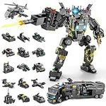 FORHISHER 700Pcs STEM Robot Building Block Toys for Boys Age 6 7 8 9 10 11 12,51 in 1 Educational Construction Building Bricks Engineering Set,Gift for 6 7 8 9 10 11 12+ Year Old Boys