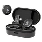 BOYA Omic | Microphone for Youtubers Wireless, Bluetooth Mic Wireless for Vlogging & Interviews – USB-C Android & iPhone 15/16, Magnetic Clip, 50m Range, Pro Noise Cancelling Mic for Video Recording.