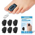 6Pcs TASZOOS Hammer Toe Straightener - Toe Splints for Women & Men - Hammer Toe Corrector Relief for Hammer, Bent, Curled, Broken Support - Toe Wraps for Standing, Resting, Walking