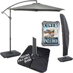 GardenCo 3m Cantilever Banana Paras
