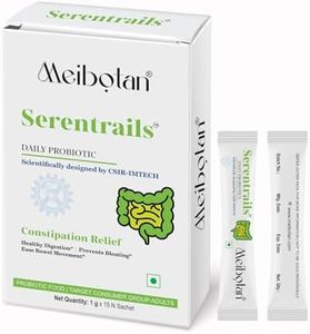 Meibotan Serentrails ​Sachet India First ​45 Billion Probiotic Blend Formulation designed by CSIR-IMTECH ​for Healthy digestion & IBS 1gm X 15 Sachet Orange Flavour (Men & Women)