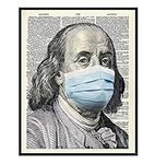 Benjamin Ben Franklin in Mask Poste