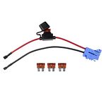 SefePoder Replacement Wire Harness Connector Compatible with Peg Perego Children Ride-on Car, 12AWG Wire with Fuse, Lithium LiFePO4 and Lead-Acid Batteries Both Available