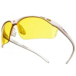 Gearbox Vision Eyewear - White (slim fit) frame, amber lenses