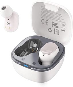 HTC True Wireless Earbuds 2 Bluetooth 5.1 with USB-C Charging Case, 32-Hour Playtime, Built-in Microphone, Touch Control Wireless Earbuds- White