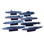 Enakshi 8Pcs 4D Aircraft Carrier Toy Model Ship Model for Party Favors Children Kids