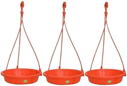 Vreeny Sparrow Bird Water Feeder (Sparrow Terra Cotta, Pack of 03)