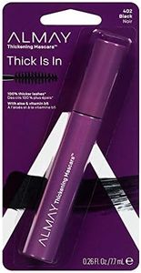 Almay One Coat Thickening Mascara, Black [402], 0.26 oz (Pack of 3)