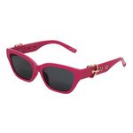 Betsey Johnson Women's Sunglasses, Hot Pink, 55 mm