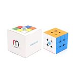 Cubelelo Gans 356-RS 3x3 Stickerless Magnetic High Speed Cube Puzzle for Kids & Adults Magic Speedy Stress Buster Brainstorming Puzzles Cube (Multicolor)