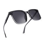 FEISEDY Women Oversized Vintage Polarized Sunglasses Square Cute Trendy Classic Simple Men B2758