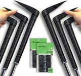 ALIEN PROS Golf Grip Wrapping Tapes - The Game-Changing Golf Club Grip Solution – Refresh Your Grip in Under a Minute (6-Pack Stars Black)