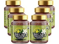 Clipper Organic Decaf Instant Coffee 100g | Fairtrade & CO₂‑Decaffeinated Arabica | Medium Roast Caffeine‑Free Coffee Granules | Vegan, Natural Instant Decaf Coffee| (Pack of 6) from SuperfoodUK