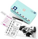 Phomemo M04AS Thermal Note Printer- 4" Portable Inkless Printer Sticker Label Printer, Support 15/53/80/110mm Paper, 300dpi, Great for Notes, Memo, Documents, List