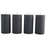 XMSound 4 Pack 4Inch X 2 Inch Large Air Stones Cylinder for Ponds, Aquarium or Fish Tank, Air Stone Diffuser Produces Fine Bubbles