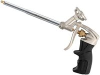 Foamgun,Rockman Tools Professional Exquisite Foaming Gun, Centralize Adjustment Design, Precision Machined Copper Alloy Nozzle, Double Sealing Structure, for Insulation & Filling (Black)